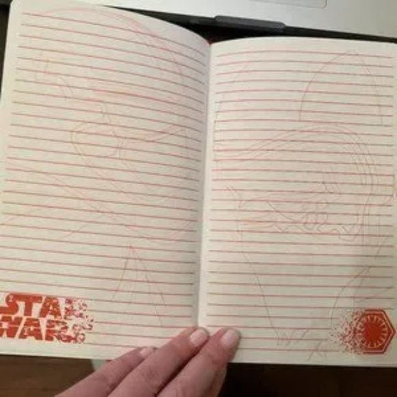 Star Wars Journals / Notebooks (Set of 2 / Princess and Darth Vader) (new) (h) - Picture 8 of 10